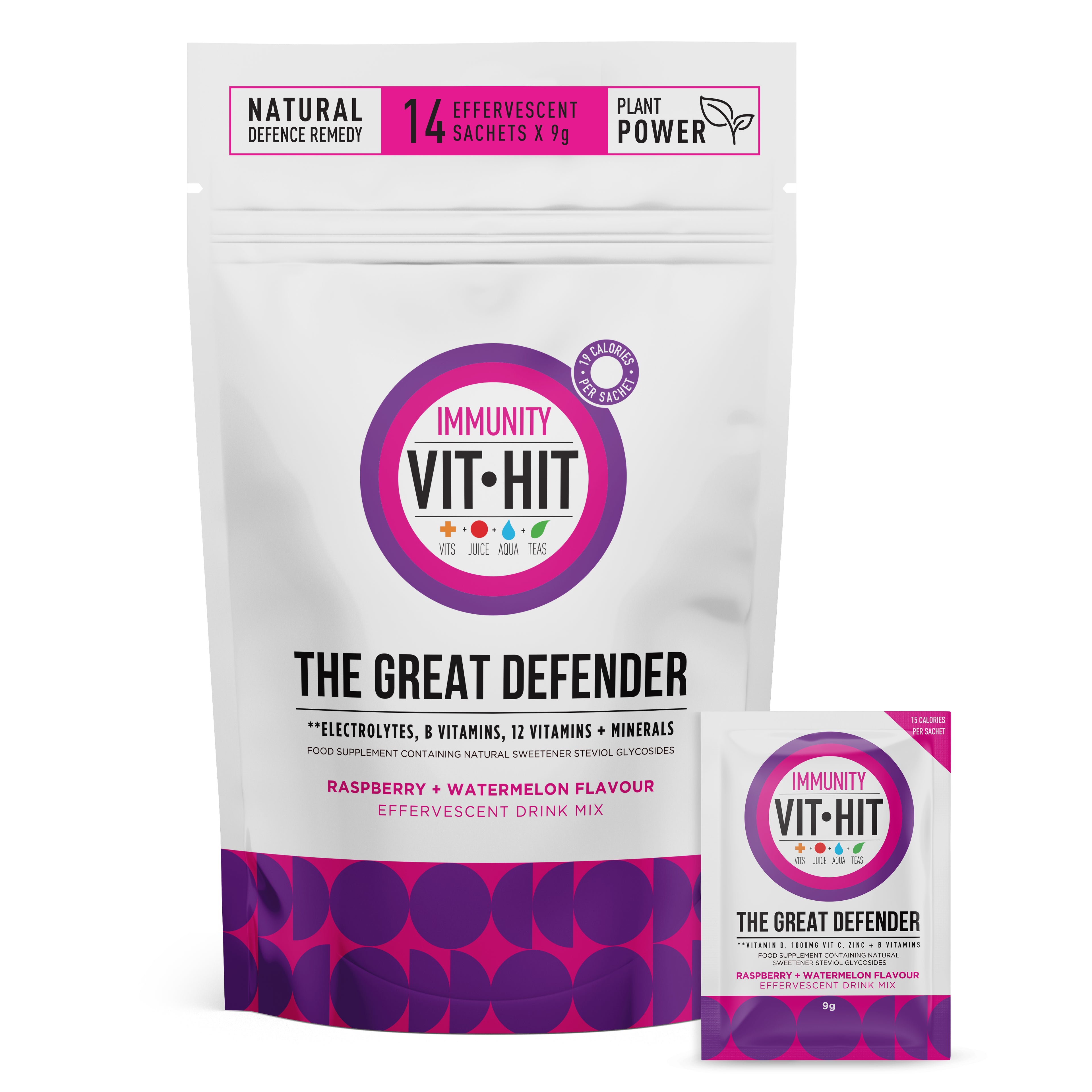 VITHIT THE GREAT DEFENDER - Raspberry & Watermelon