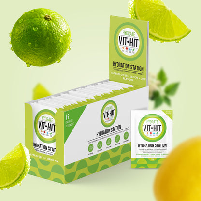 VITHIT XL Hydration Station - Lemon, Lime &amp; Elderflower